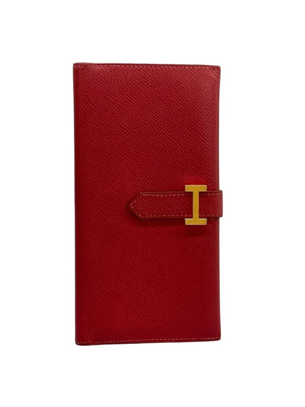 Hermes Wallet Bearn Ruby Previous Model Gold